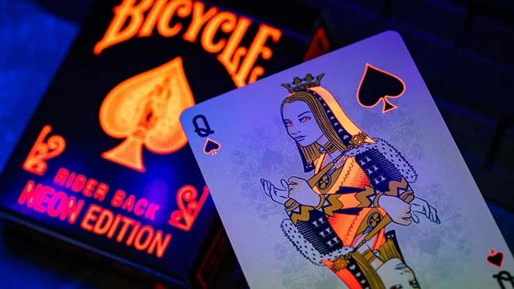 Bicycle Neon Solar-Orange Rider Back Oyun Kartı - DERYA BİLARDO