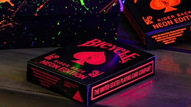 Bicycle Star-Fire Pink Neon Oyun Kartı