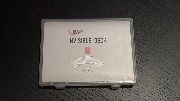 Ultimate Invisible Deck by Sway Liu and JT Magic (Red) Oyun Kartı