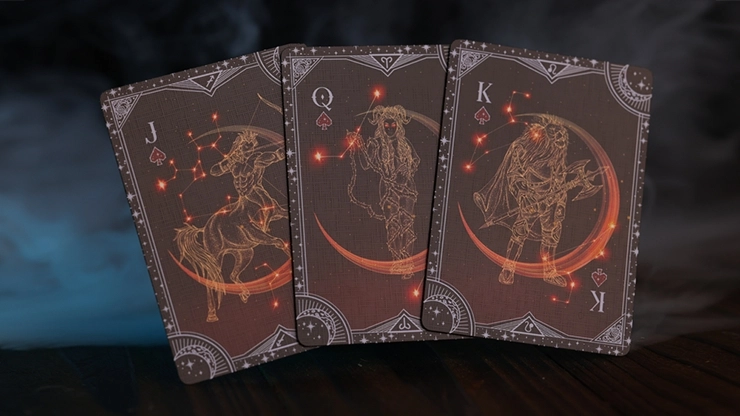 Warriors of the Stars: Zodiac Oyun Kartı  (Night Blue) by Blue Moon Co. 