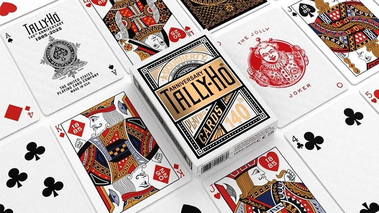 Tally Ho 140th Anniversary (Metaluxe) Oyun Kartı by US Playing Card  