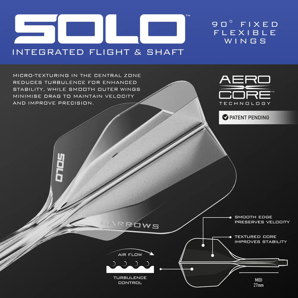 Harrows Geo 01 90% Quick Point Dart Oku