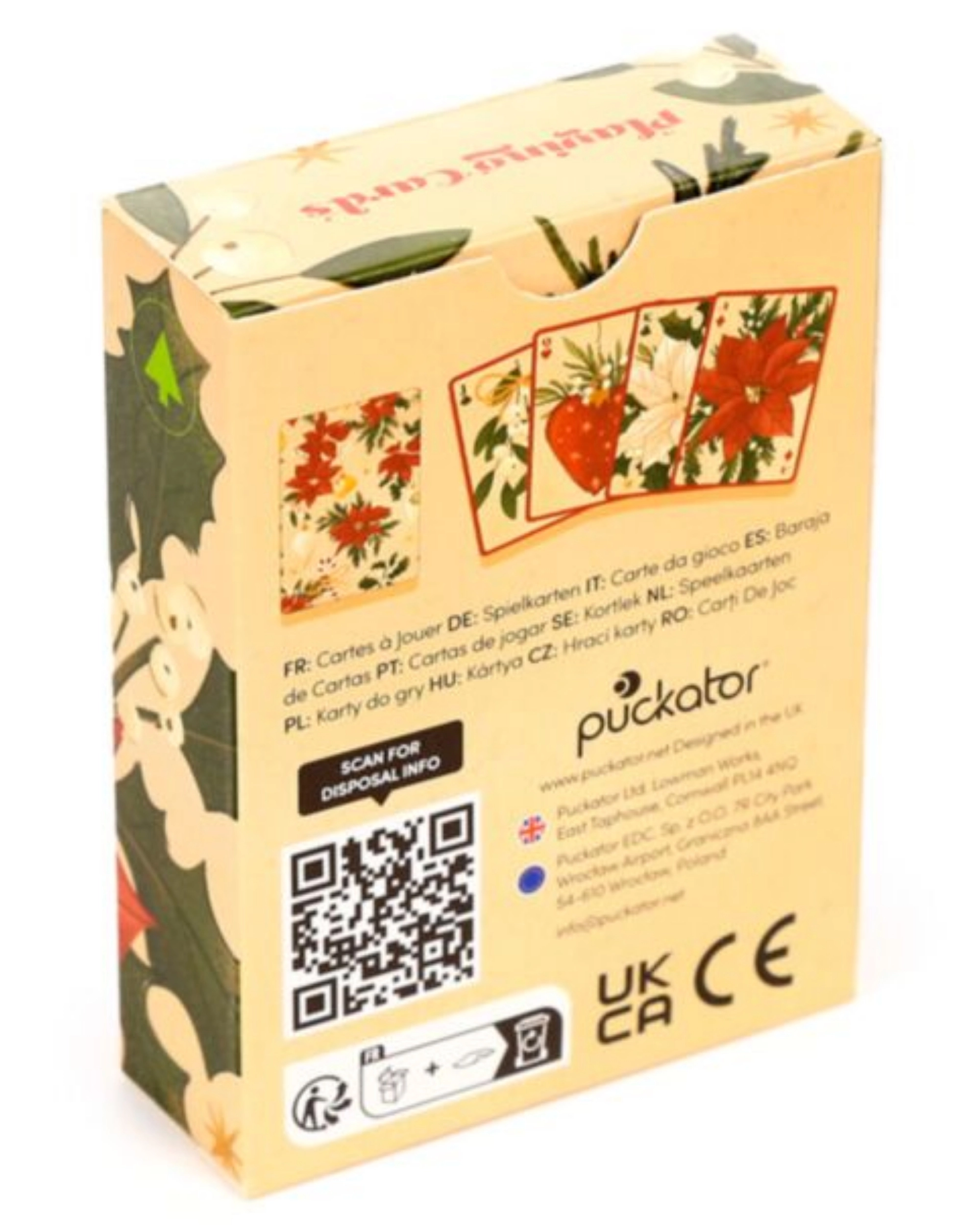 Christmas Botanicals Oyun Kartı by Puckator UK
