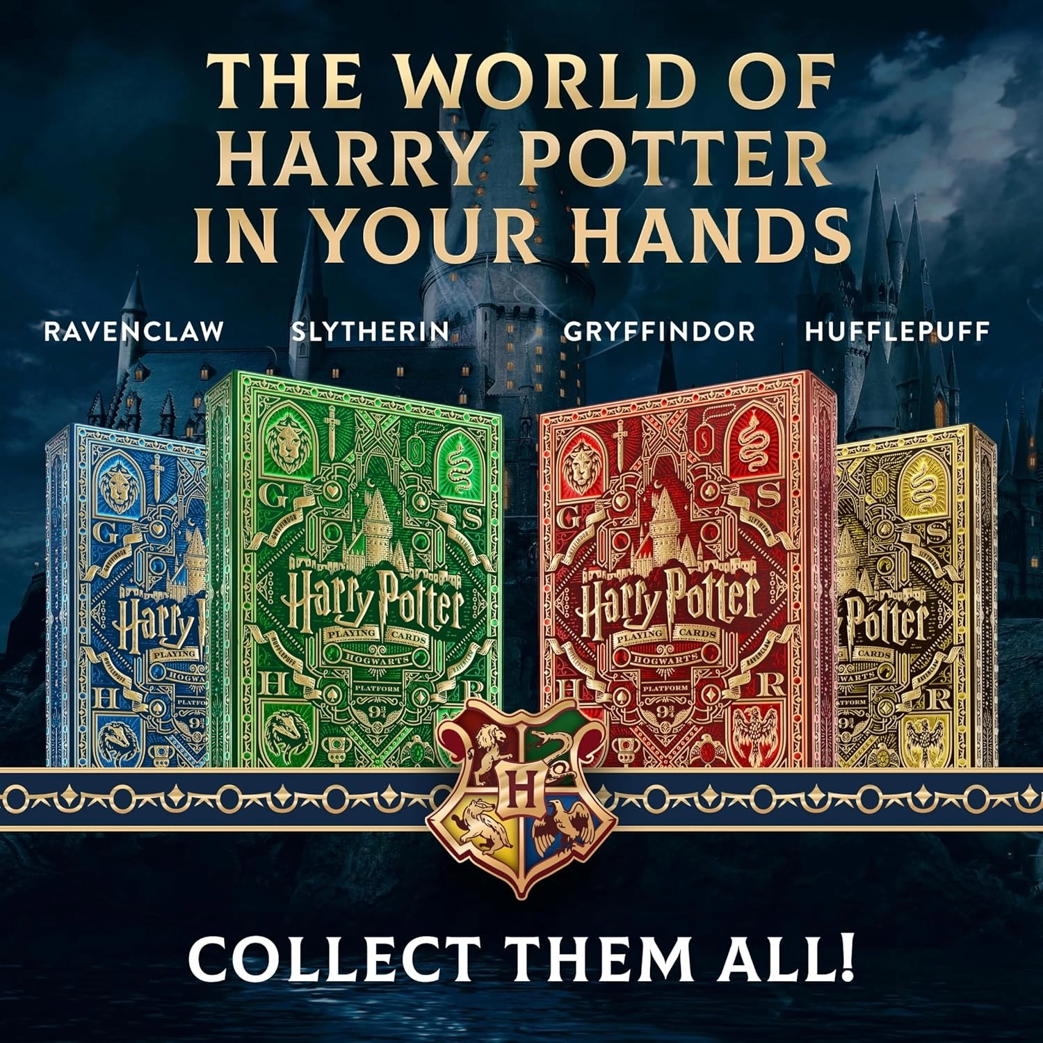 Theory11 | Harry Potter Deck -Yellow (Hufflepuff) Oyun Kartı