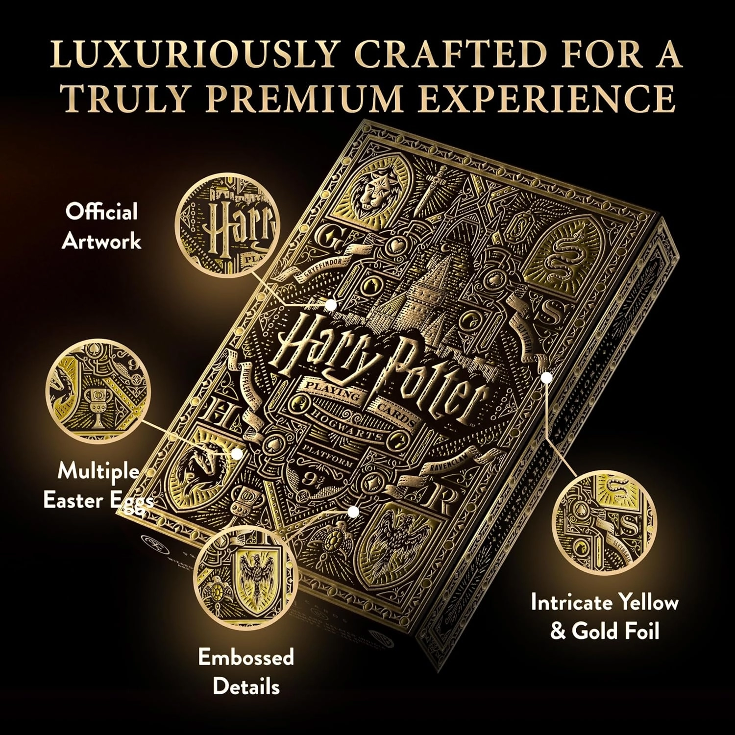 Theory11 | Harry Potter Deck -Yellow (Hufflepuff) Oyun Kartı