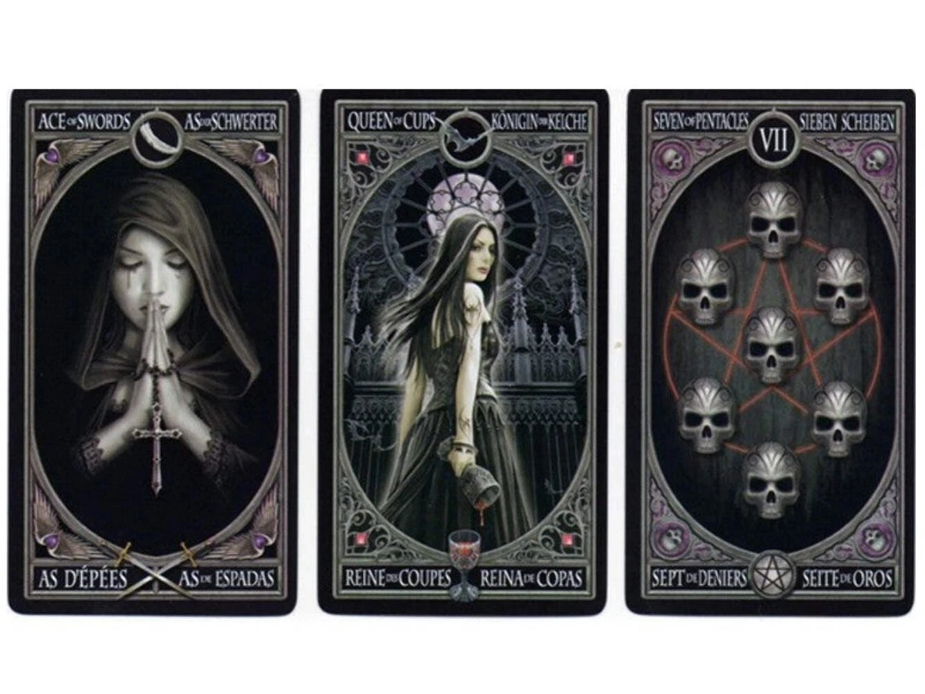 Fournier Profesyonel Gothic Tarot Kartı – Anne Stokes