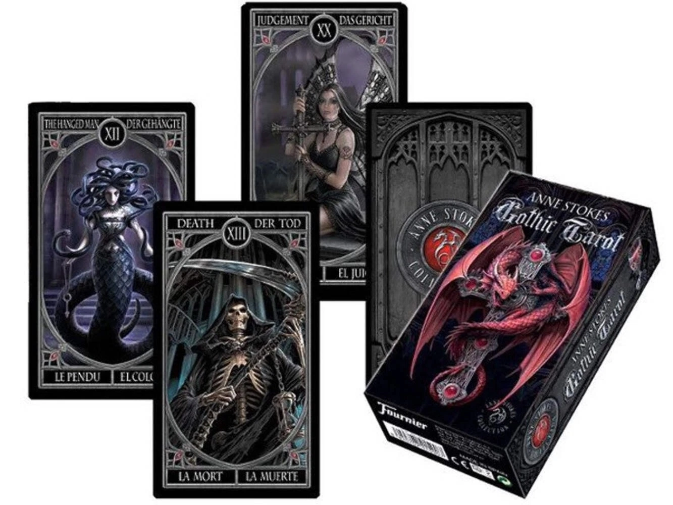 Fournier Profesyonel Gothic Tarot Kartı – Anne Stokes