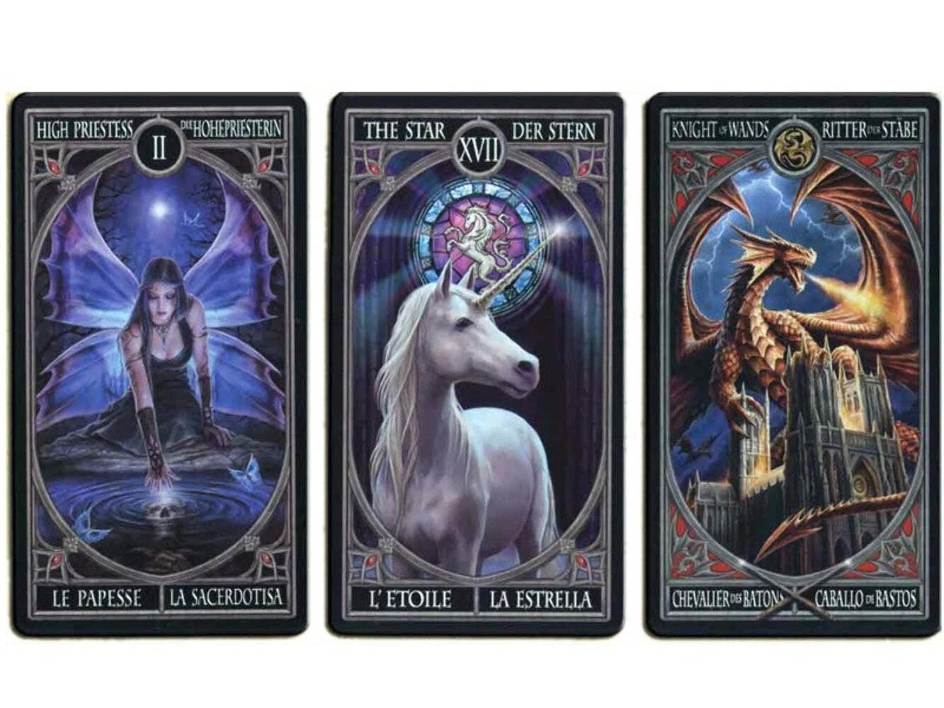 Fournier Profesyonel Gothic Tarot Kartı – Anne Stokes