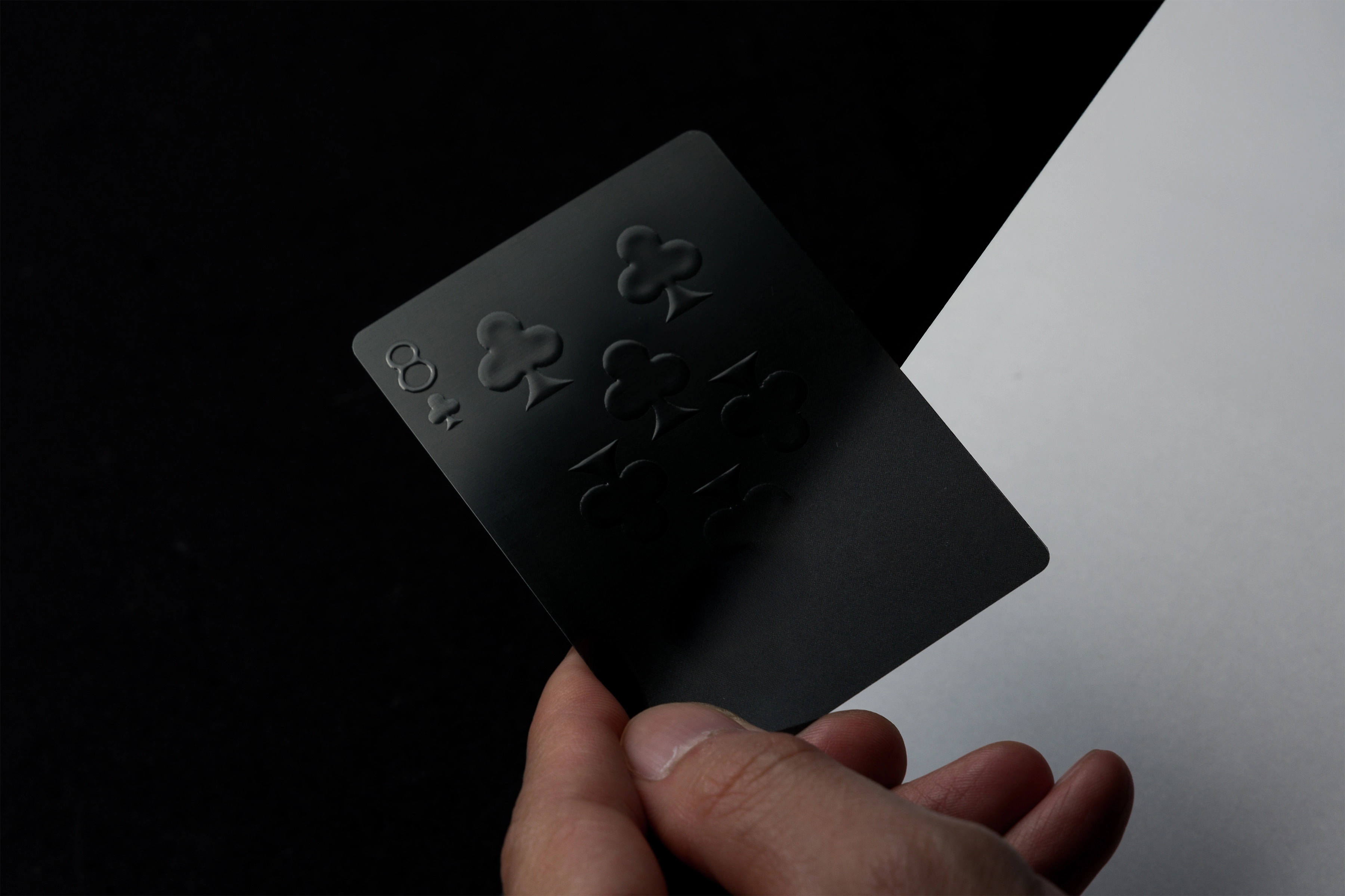 Aqua Black Invisible İskambil Kağıtları