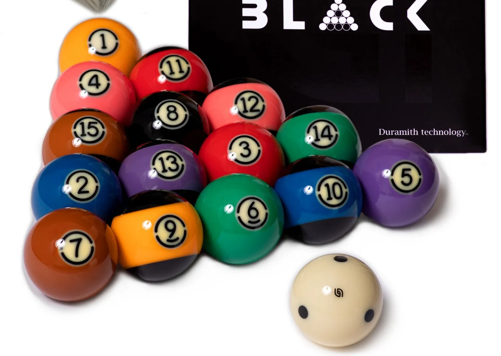 Aramith Black Pool Top Seti - DERYA BİLARDO