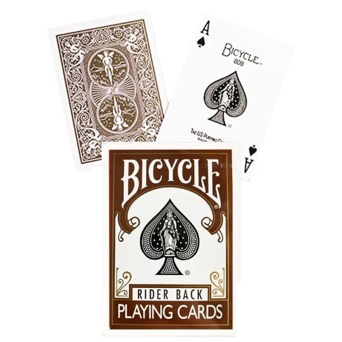 Bicycle | Rider Back Standard Index Brown Oyun Kartı