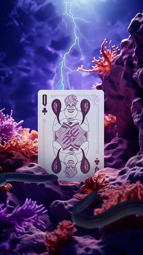 Bicycle | Disney Villains Mor Renkli Deste Oyun Kartı