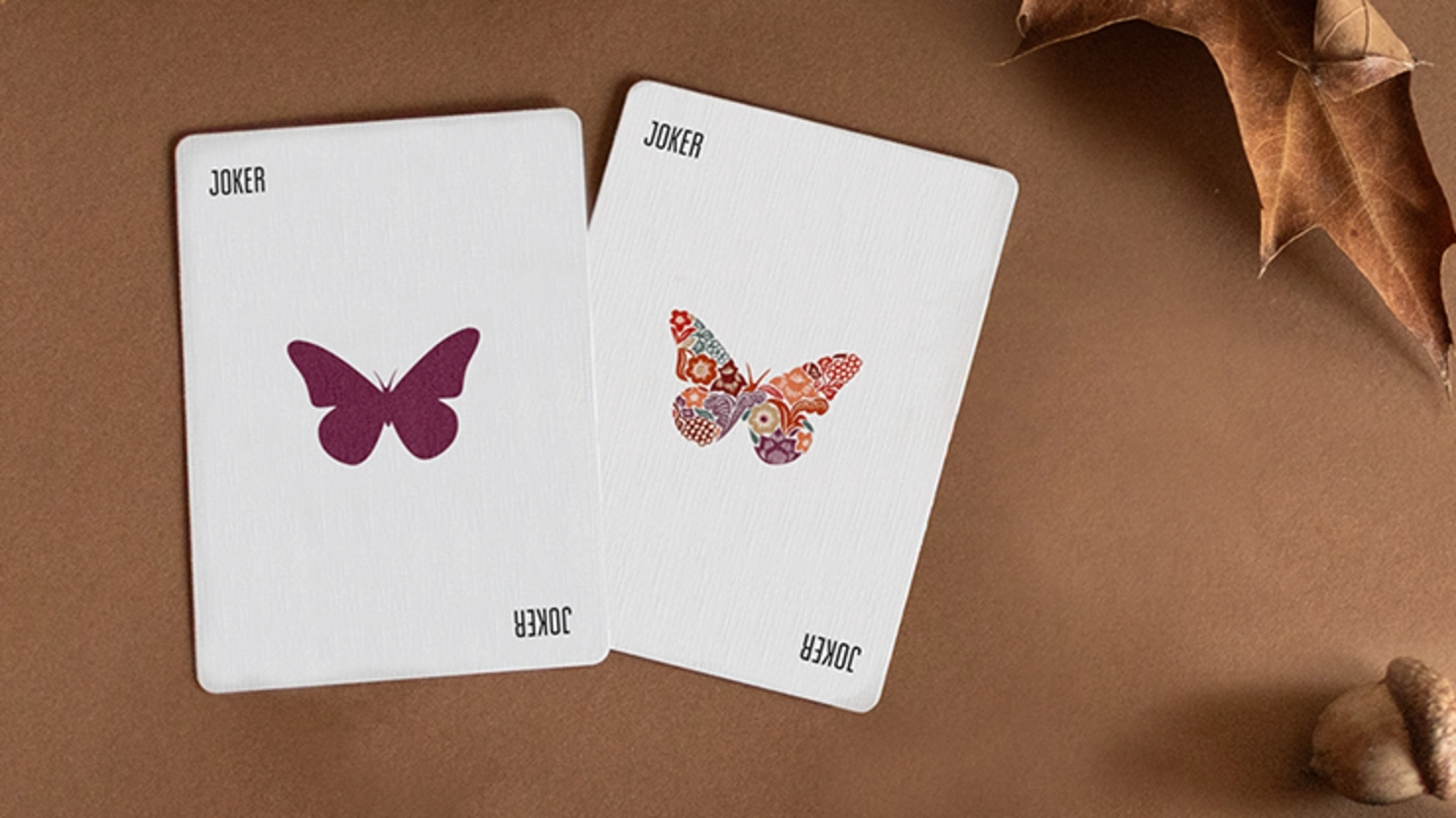 Butterfly Seasons Marked Oyun Kartı (Fall)