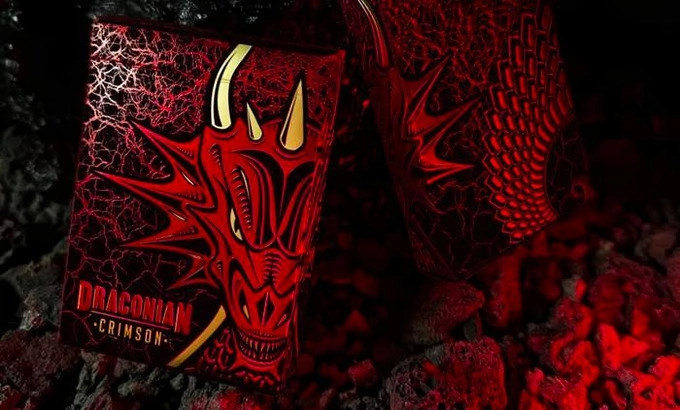 Draconian Crimson Oyun Kartları – Midnight Cards
