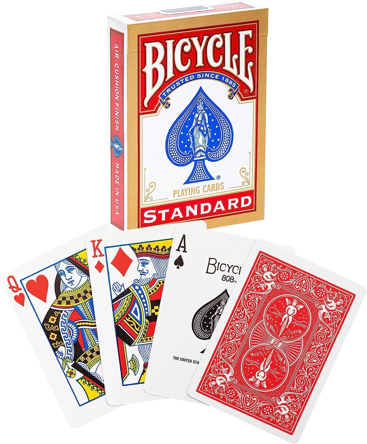 Bicycle | Standard 808 Kart-Kırmızı Deste Oyun Kartı