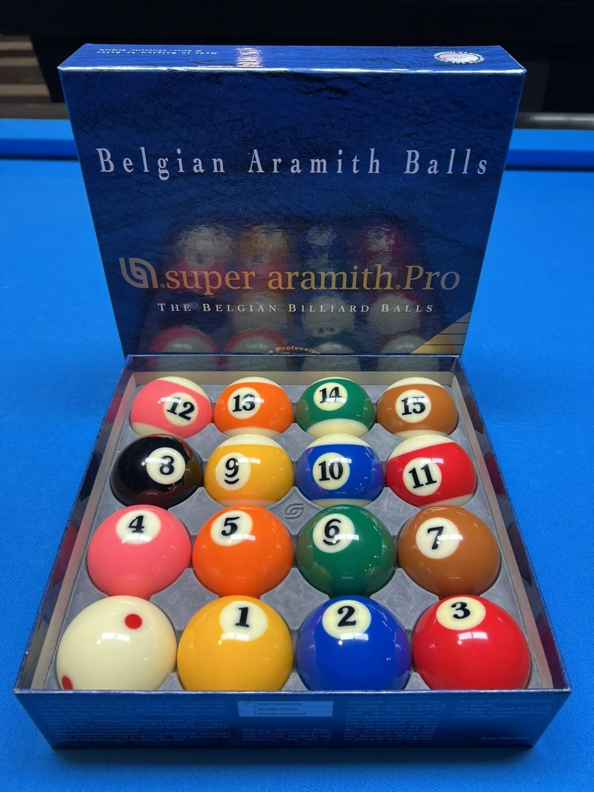 Super Aramith Pro-Cup TV Profesyonel Pool Bilardo Top Seti (57.2 mm)