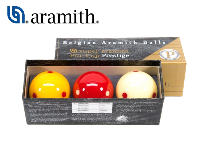 Super Aramith Pro-Cup Prestige Profesyonel Karambol Top Seti (61.5 mm)