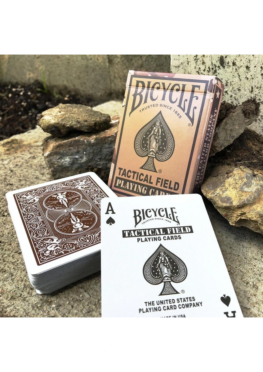 Bicycle | Tactical Field--Brown Oyun Kartı