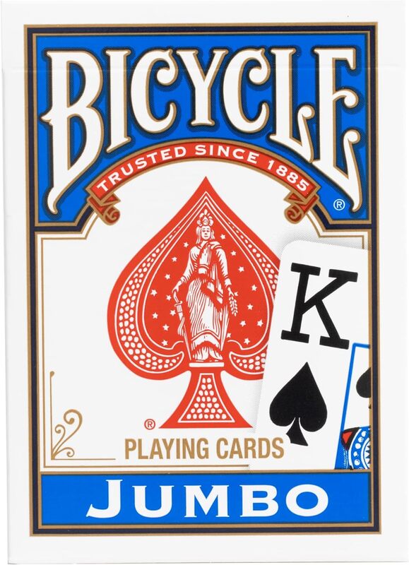 Bicycle | 2 Li Paket Jumbo Indeks -Mavi Ve Kırmızı Oyun Kartı