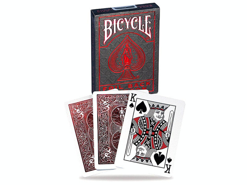 Bicycle | Foil Back Metalluxe Red Oyun Kartı