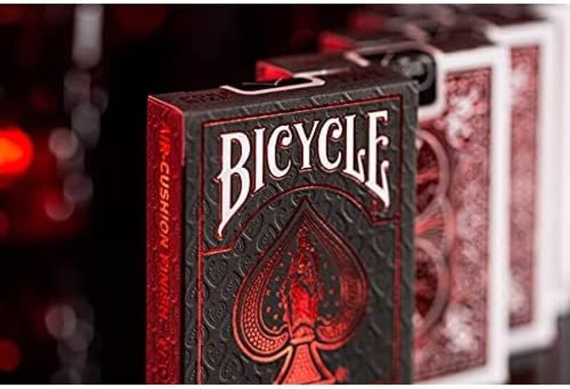Bicycle | Foil Back Metalluxe Red Oyun Kartı