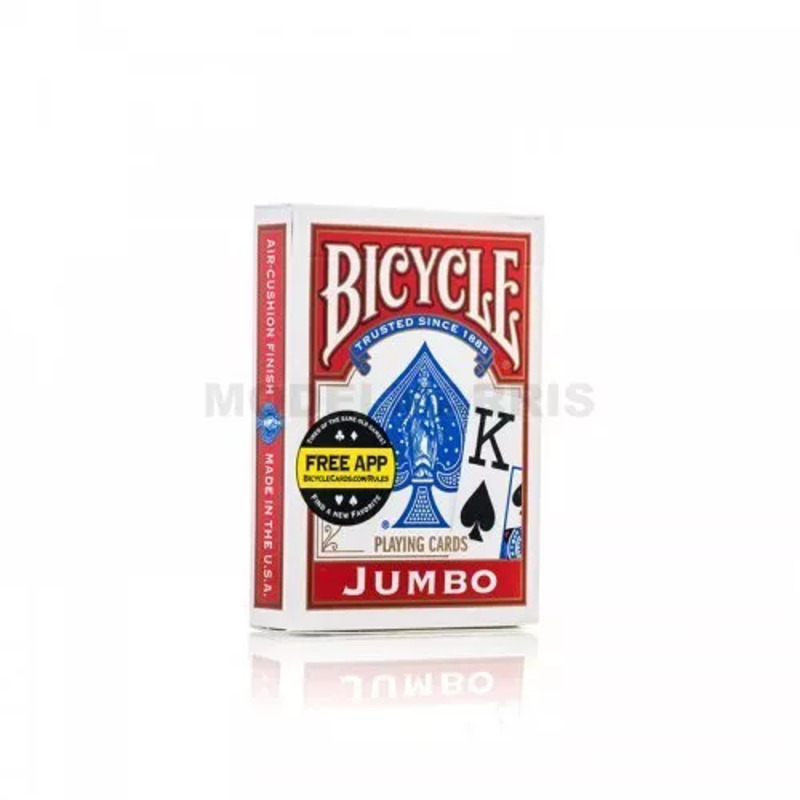 Bicycle | Rider Intern. Back Jumbo Index-Kırmızı Deste Oyun Kartı