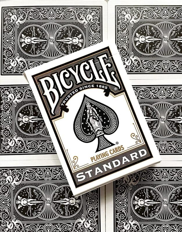 Bicycle | Standard Black Oyun Kartı-Siyah Deste Oyun Kartı