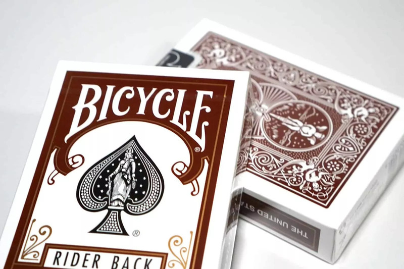 Bicycle | Rider Back Standard Index Brown Oyun Kartı