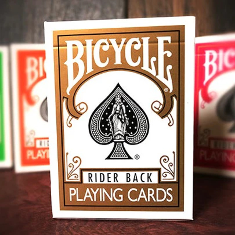 Bicycle | Rider Back Standard Index Brown Oyun Kartı
