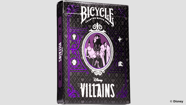 Bicycle | Disney Villains Mor Renkli Deste Oyun Kartı