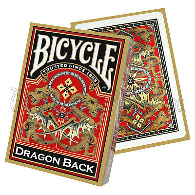 BICYCLE DRAGON BACK GOLD KIRMIZI DESTE - DERYA BİLARDO