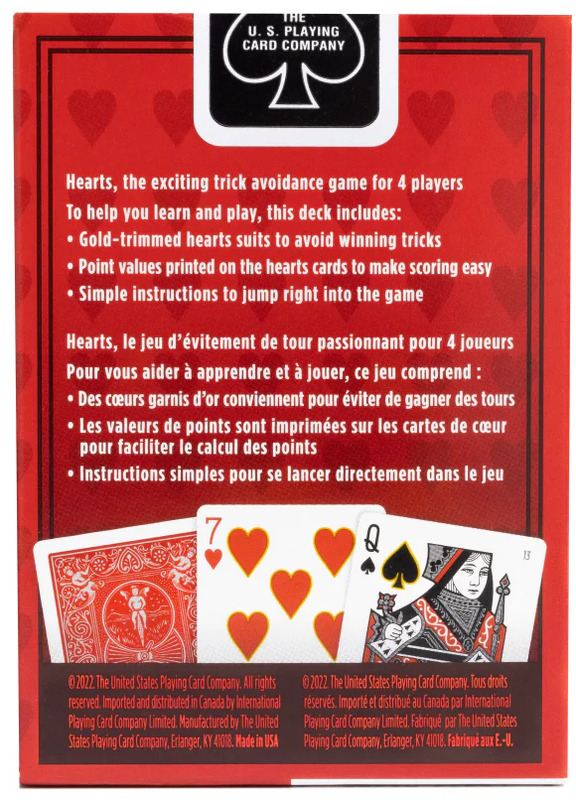 Bicycle® Hearts Oyun Kartları
