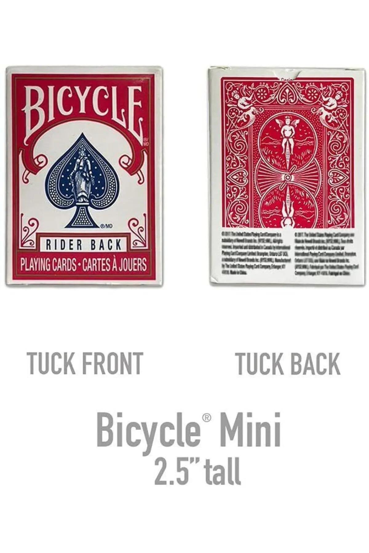Bicycle | Mini Deck Kırmızı Oyun Kartı