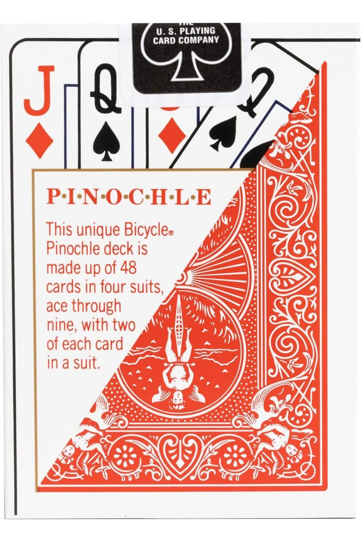 Bicycle | Pinochle Standard Red Oyun Kartı