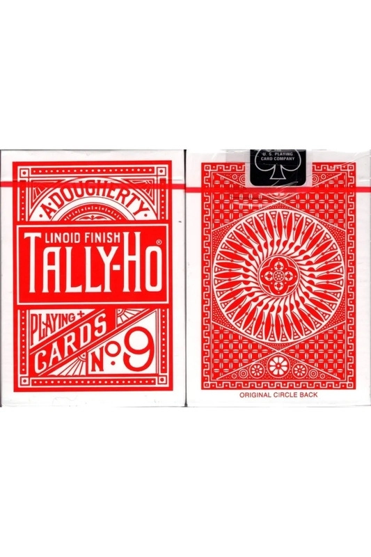 TALLY-HO Circle Back Kırmızı Oyun Kartları