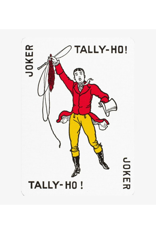 Tally-Ho Fan Back İskambil Destesi - Kırmızı