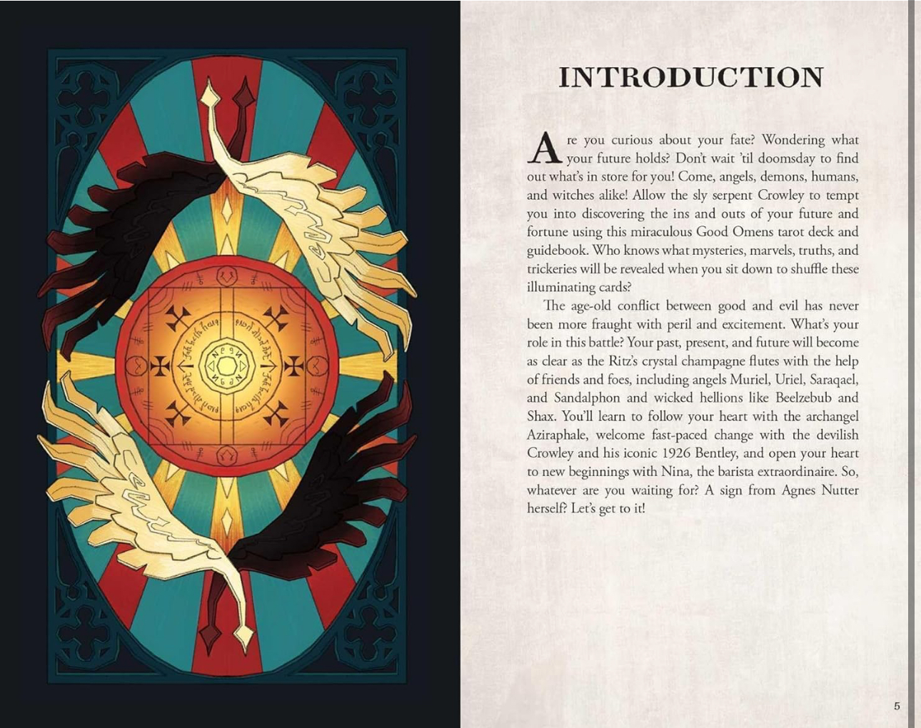 Good Omens Tarot Destesi ve Rehber Kitabı