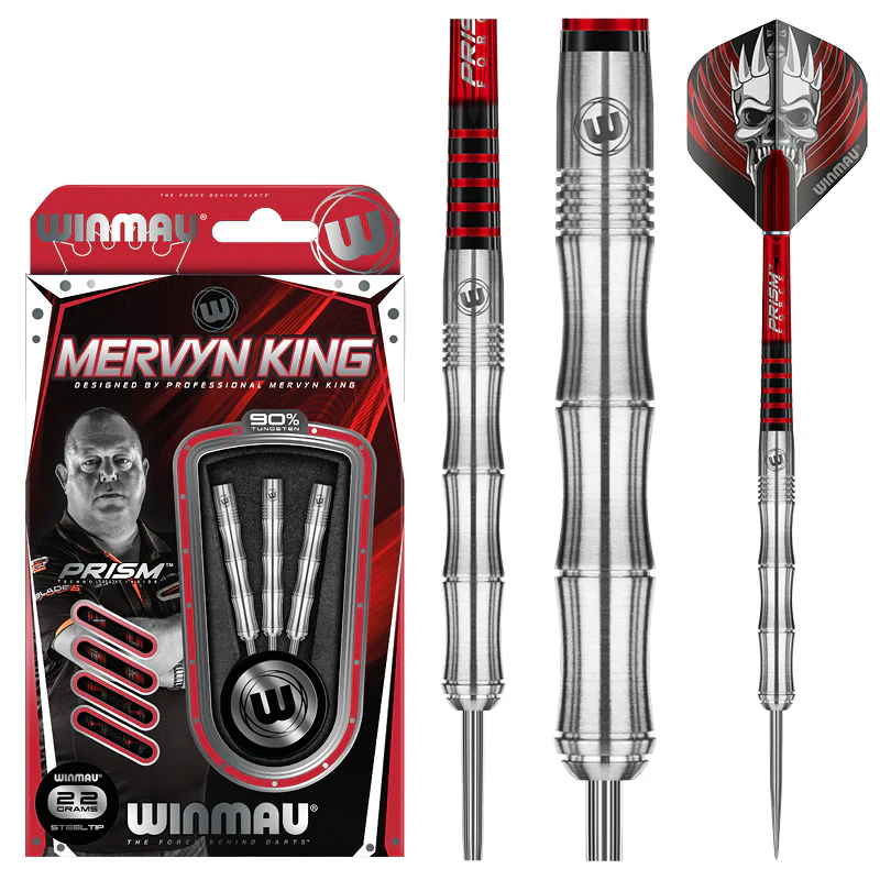 RED DRAGON WINMAU MERVYN KING %90 TUNGSTEN 24 GRAM