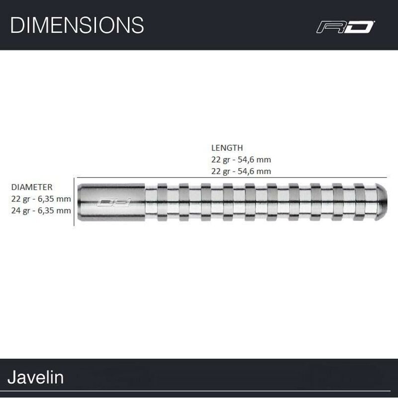 RED DRAGON JAVELIN 24GRAM %85 TUNGSTEN