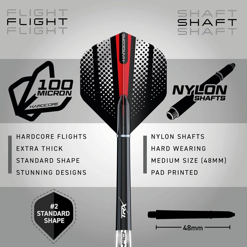 Red Dragon Swingfire 1 80% Tungsten 22g - 24g Steel Tip Dart Oku