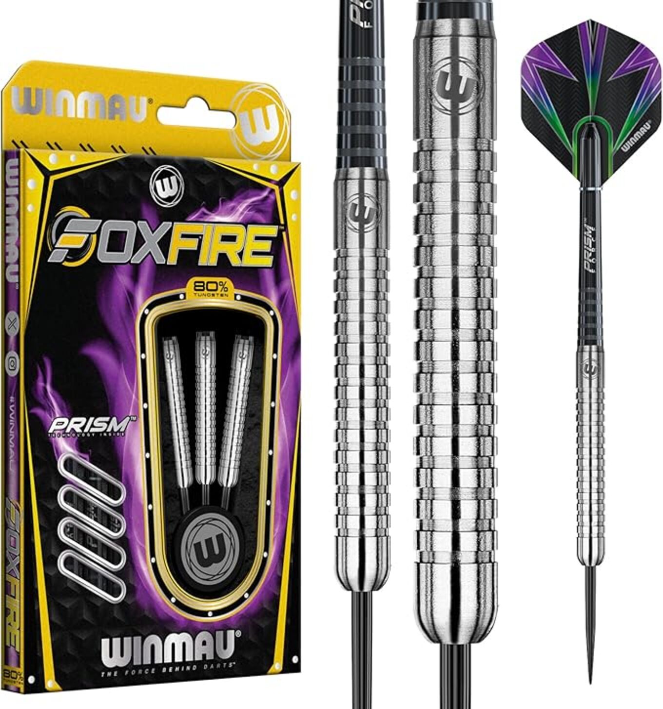 Winmau Foxfire 80% Tungsten 23g Çelik Uçlu Dart Oku - DERYA BİLARDO