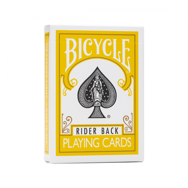 Bicycle | Rider Back Standard Index Yellow Oyun Kartı