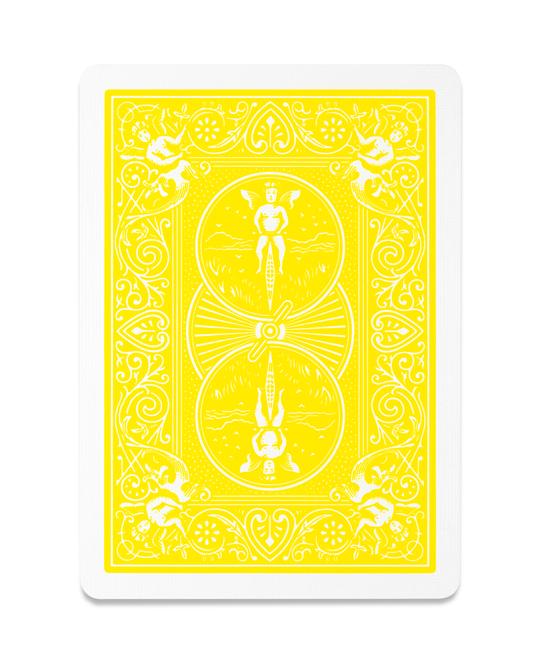 Bicycle | Rider Back Standard Index Yellow Oyun Kartı