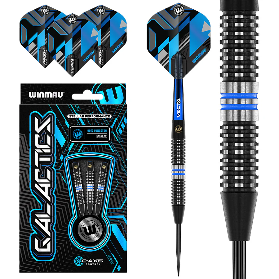 Winmau Galactics 90% Tungsten 24g Çelik Uçlu Dart Oku - DERYA BİLARDO