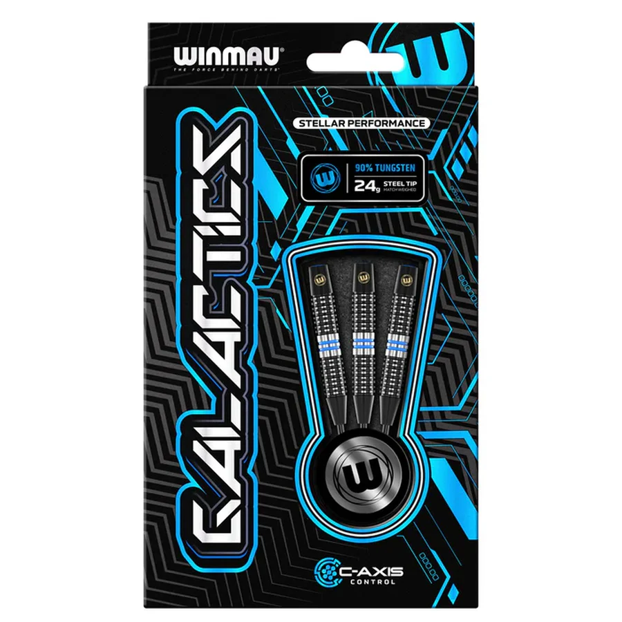 Winmau Galactics 90% Tungsten 24g Çelik Uçlu Dart Oku - DERYA BİLARDO