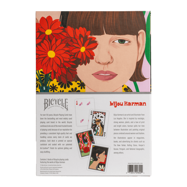 Bicycle Artist Series: Bijou Karman Mor/Kırmızı Kutu Seti