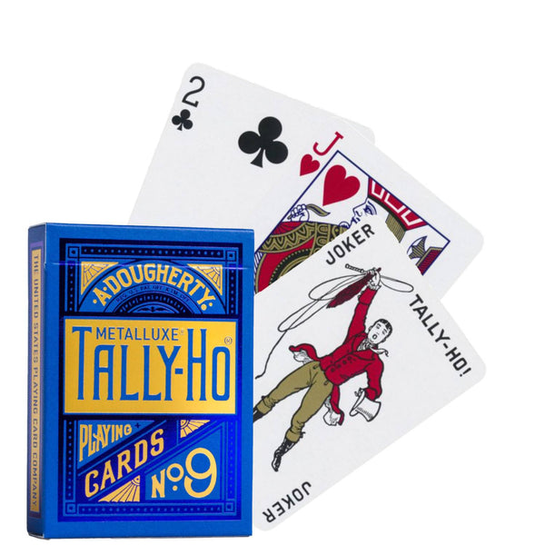 Tally‑Ho MetalLuxe Mavi Oyun Kartları
