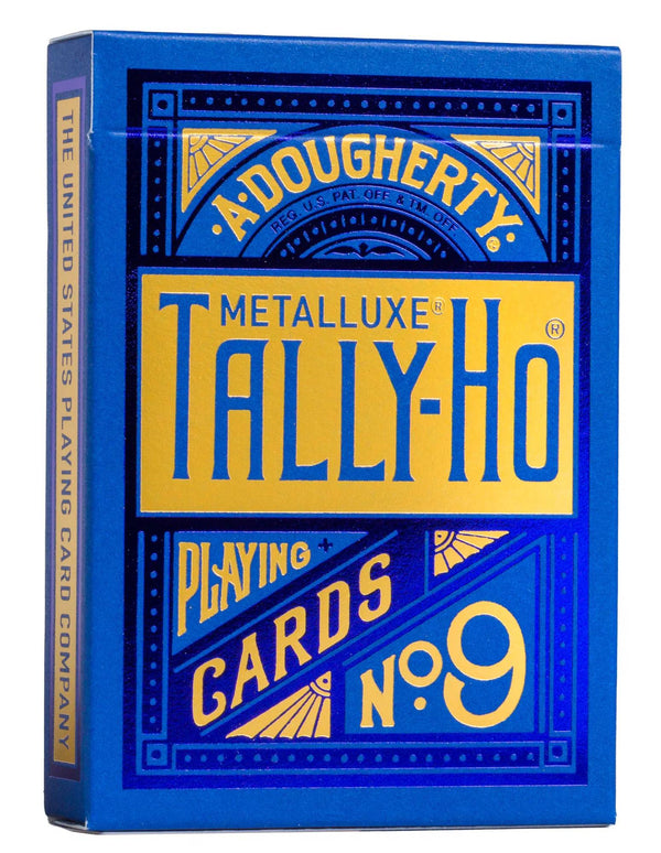 Tally‑Ho MetalLuxe Mavi Oyun Kartları