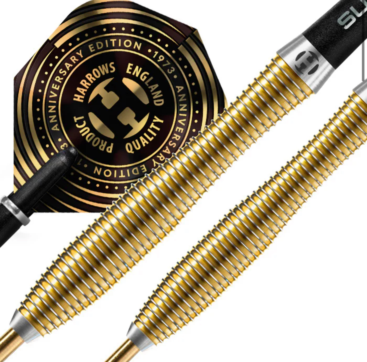 Harrows V-Wing 50. Yıl Özel Serisi 90% Tungsten Çelik Uçlu Dart Oku