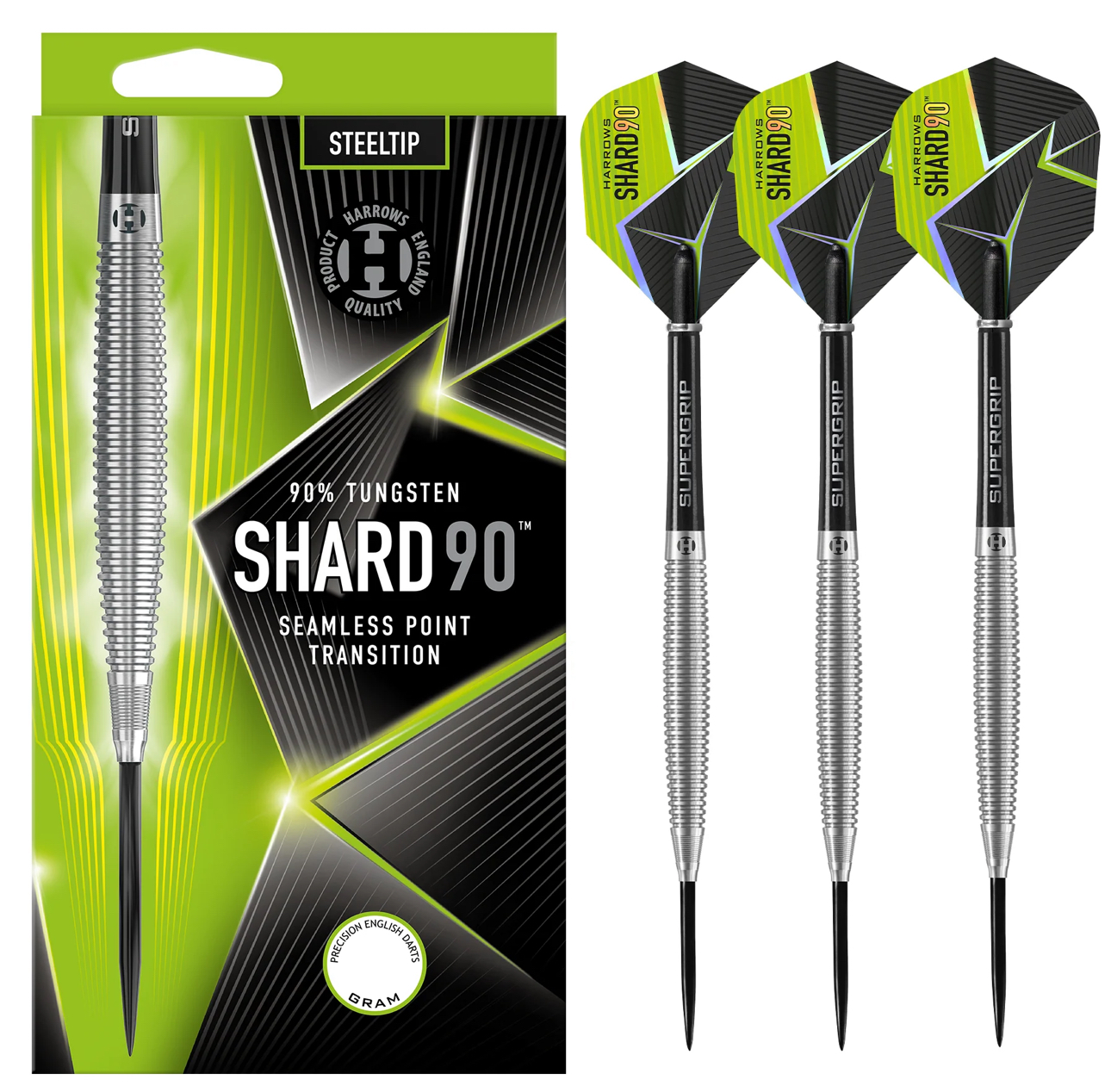 Harrows Shard 90% Tungsten Çelik Uçlu Dart Oku